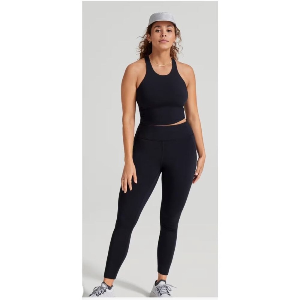 allbirds Women's Natural Legging in Black sz. S Running Walking Merino Blend